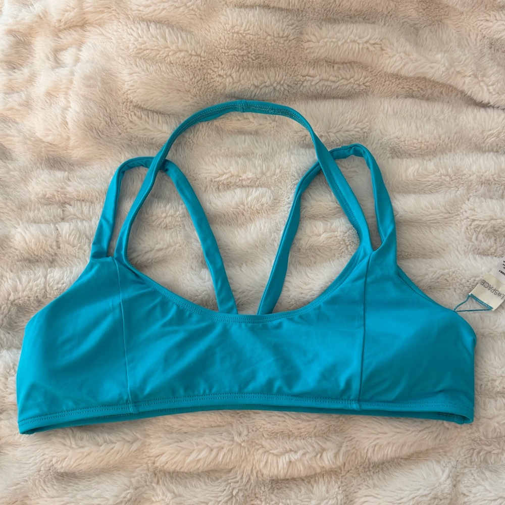 L*Space Turquoise bikini top